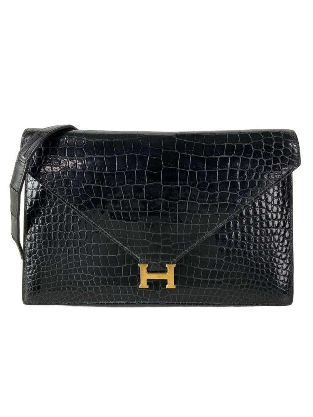 Hermes Shoulder Bag Ridi Black Gold